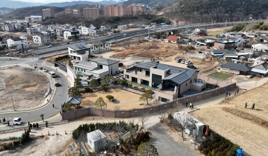 대구 달성군 유가읍 쌍계리 박근혜 전 대통령 사저 모습. 사진=임준선 기자