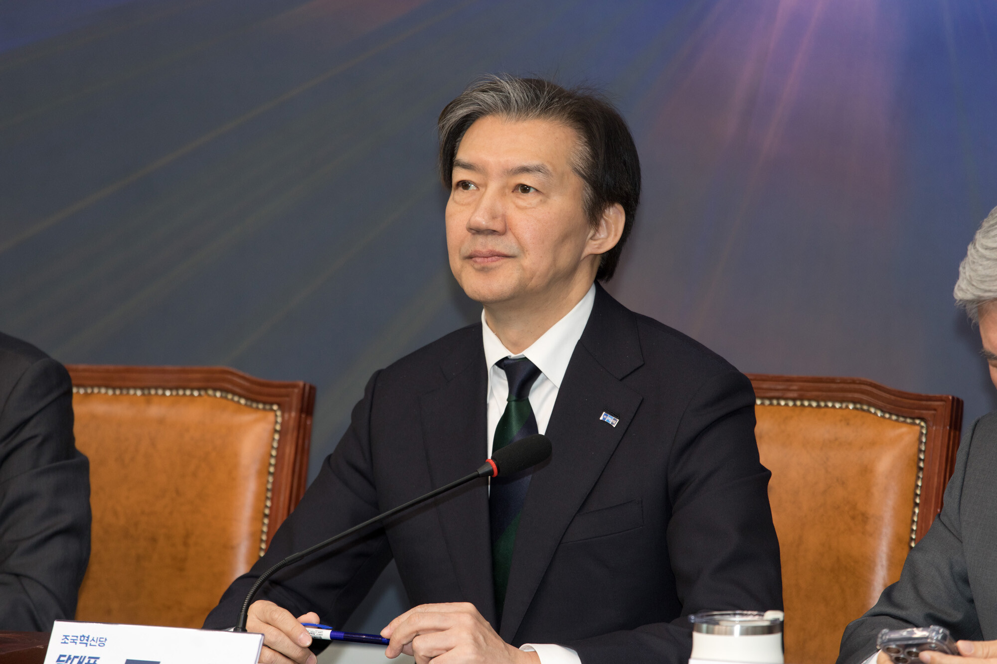 조국 조국혁신당 대표가 더불어민주당과 조국혁신당의 합당에 반대하는 이들의 행태에 우려를 표했다. 사진 = 이종현 기자