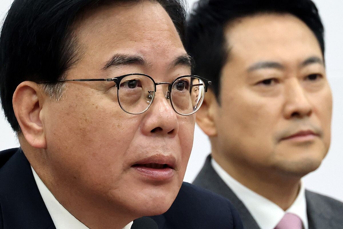 송언석 원내대표가 9일 국회에서 열린 최고위원회의에서 발언하고 있다. 사진=연합뉴스