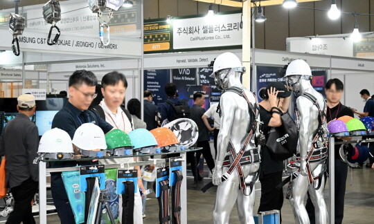 2025 한국건설안전박람회 현장. 사진=킨텍스