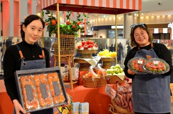 ‘청년농부 파머스마켓’ 행사 장면. 사진=롯데백화점 제공