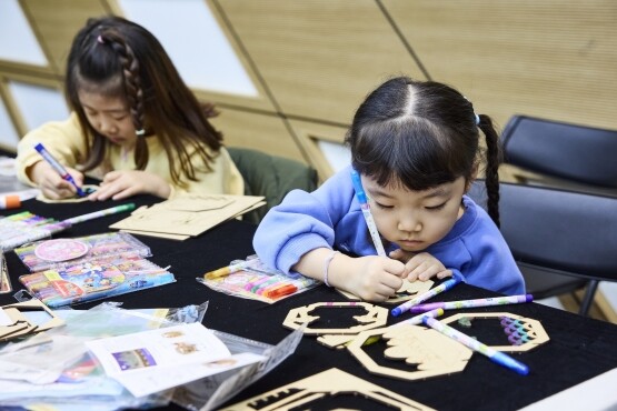 2025년 설날 과학체험행사 소망굿즈 참여 모습. 사진=국립부산과학관 제공