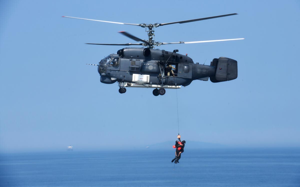HH-32는 지난해 기준 공군이 운용한 유일한 러시아제 항공기로 2003년 도입된 이후 탐색구조 임무는 물론, 산불 진압에 특화된 헬기로도 활용돼 왔다. 사진=공군