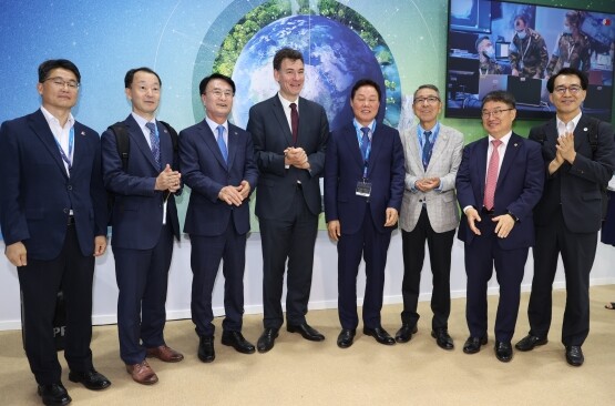 CNES 툴루즈센터 방문 장면. 사진=사천시 제공