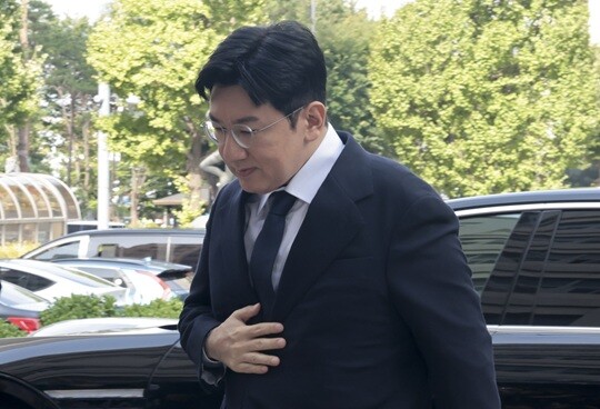 민희진 전 어도어 대표와의 주주간계약 해지 확인 소송에서 패소한 하이브는 "판결문을 면밀히 검토한 뒤 항소 여부를 포함한 후속 절차를 진행할 것"이라는 짤막한 입장을 밝혔다. 사진=박정훈 기자