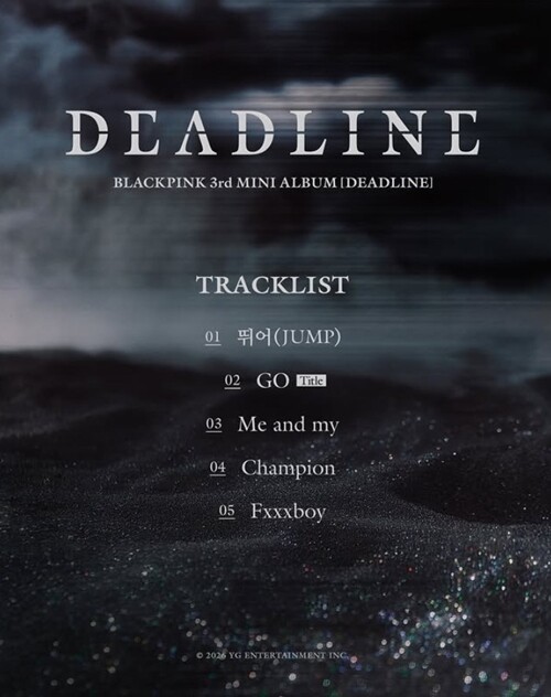 블랙핑크는 2월 27일 세 번째 미니앨범 ‘데드라인’(DEADLINE)을 발표하며 신곡 ‘고’(GO)를 내놓는다. 사진=YG엔터테인먼트 제공