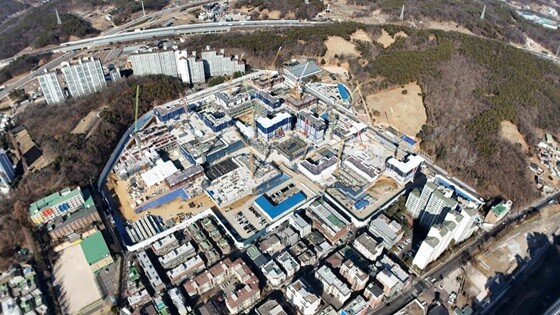 공사가 진행 중인 원당1구역 전경. 사진=고양특례시 제공