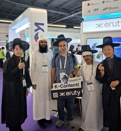 2025년 DUBAI 블록체인 한국공동관 전시 장면. 사진=부산시 제공