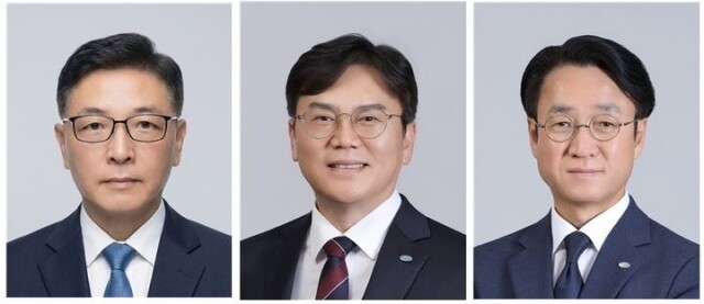 KR 신임 상근임원. 왼쪽부터 김성주 신임 부사장, 연규진 신임 부사장, 최철 신임 부사장. 사진=한국선급 제공