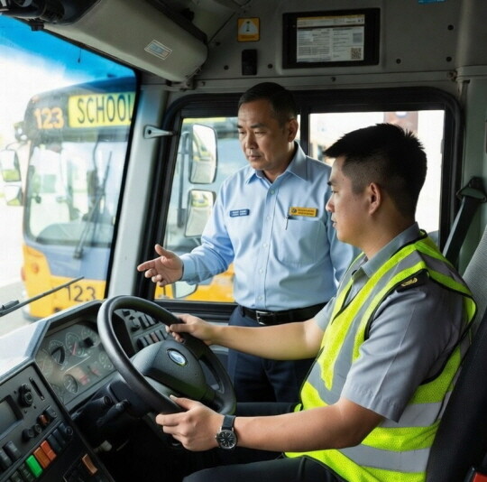 운수 종사자 실습 관련 AI 이미지. 사진=Grok AI 생성