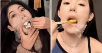 ‘비닐 랩 씌워 음식 씹기’ 중국 SNS 휩쓴 충격 다이어트