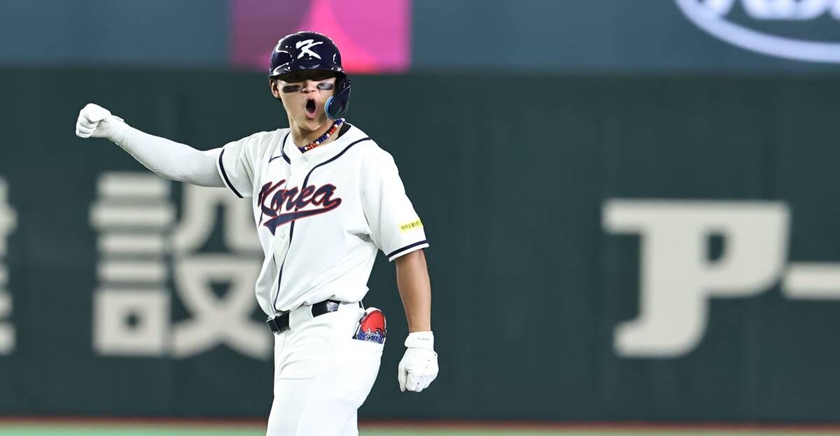 김도영은 대만을 상대로 타선에서 홀로 분투했다. 사진=연합뉴스