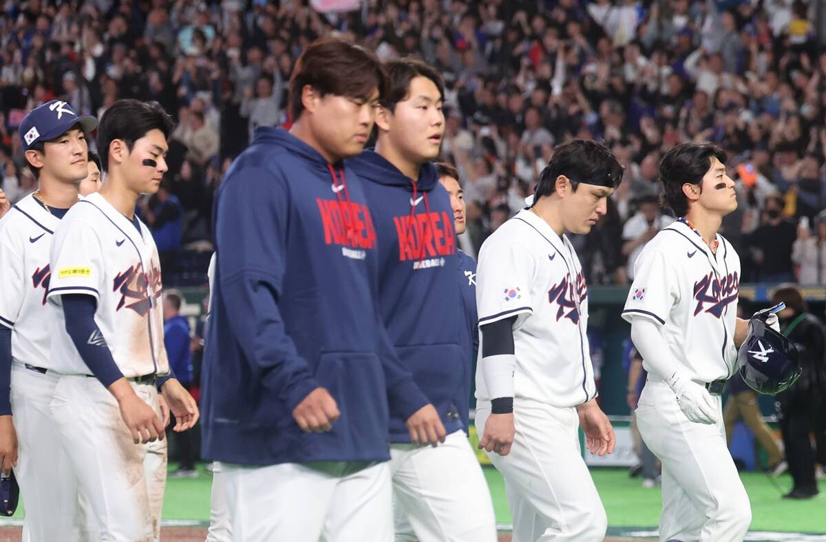대표팀이 일본, 대만과의 2연전에서 연패를 기록, WBC 2라운드 진출 여부를 놓고 경우의 수를 따져야 하는 상황에 왔다. 사진=연합뉴스