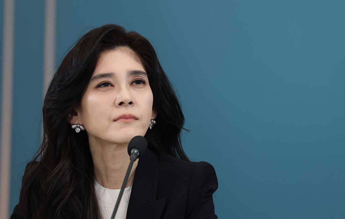 한국방문의해위원장을 맡고 있는 이부진 호텔신라 대표이사가 지난 2월 25일 청와대에서 열린 '확대 국가관광전략회의'에 참석했다. 사진=연합뉴스