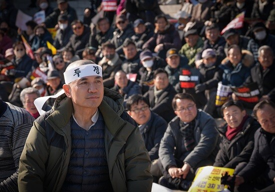 2월 9일 국회에서 열린 강원특별법 촉구 결의대회에 참석한 김진태 강원특별자치도지사. 사진=강원특별자치도 제공