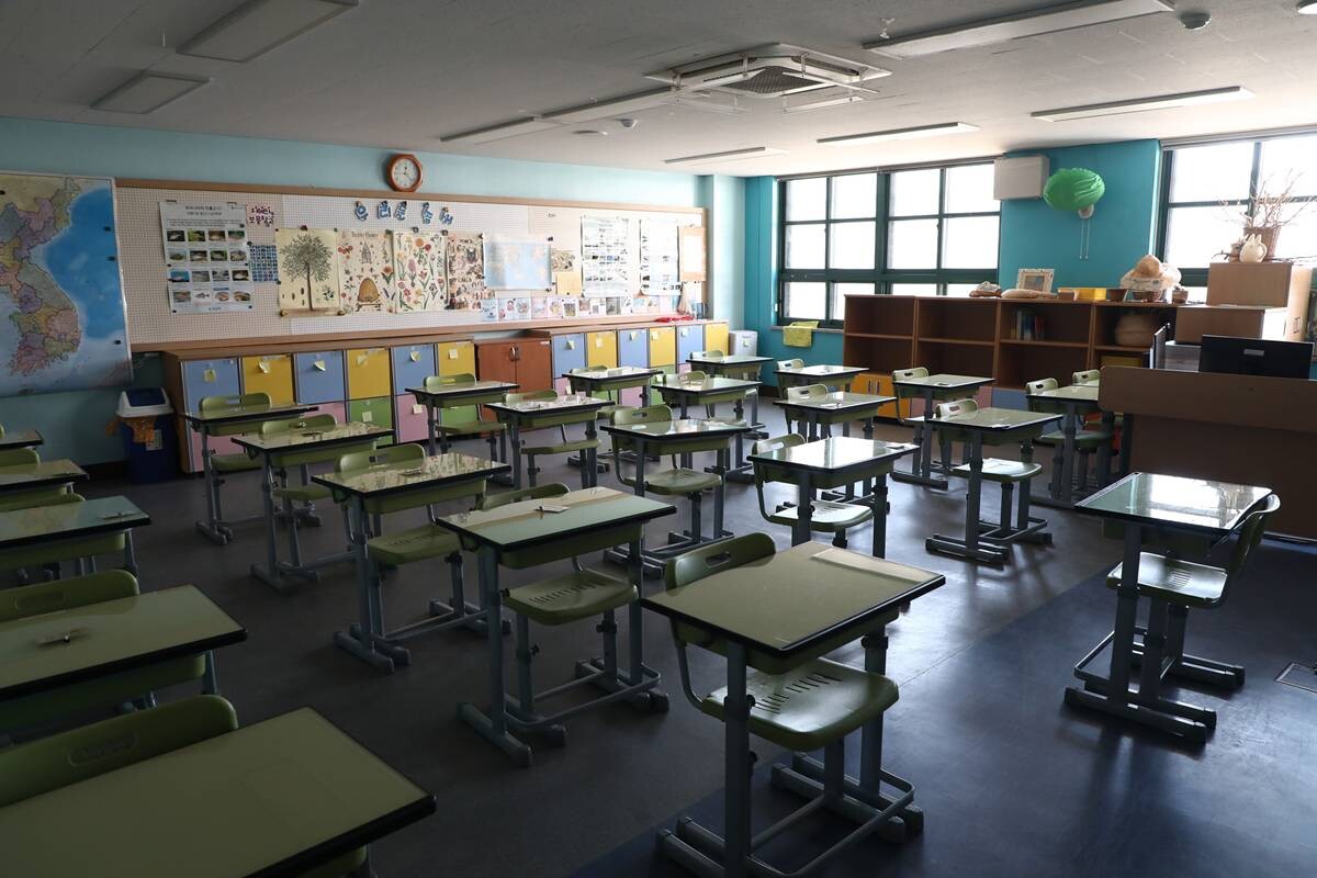 서울의 한 초등학교 교실 내부 모습으로 기사 특정 내용과 관련 없음. 사진=임준선 기자