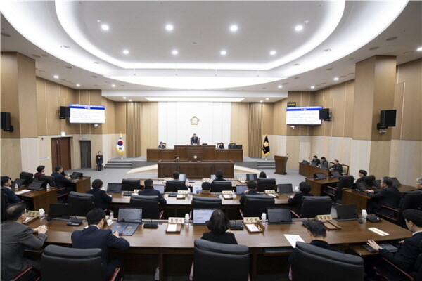 김포시의회 본회의 전경. 사진=김포시의회 제공
