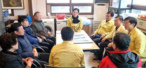불범점용현장점검 주민간담회. 사진=경북도 제공
