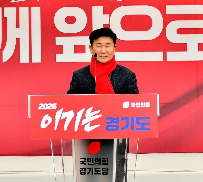 박영선 전 국장이 도의원 출마 의지를 밝히며 지역 발전 구상을 설명하고 있다. 사진제공=박영선 전 국장