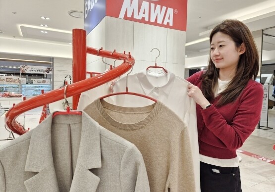 독일 ‘마와’ 옷걸이 팝업 이미지. 사진=롯데백화점 제공