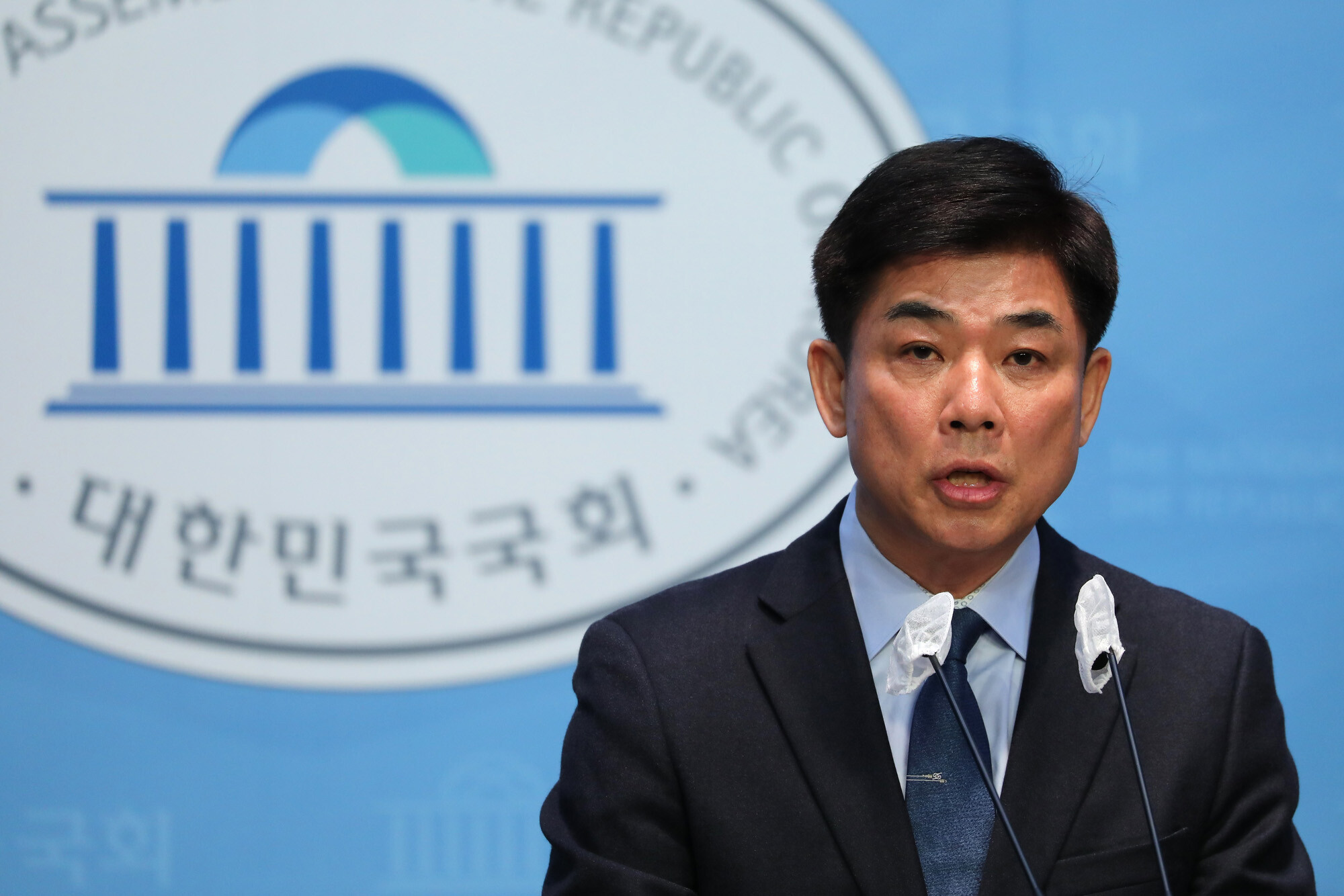 성남시장 선거에 출사표를 던진 김병욱 전 민주당 의원. 사진=박은숙 기자