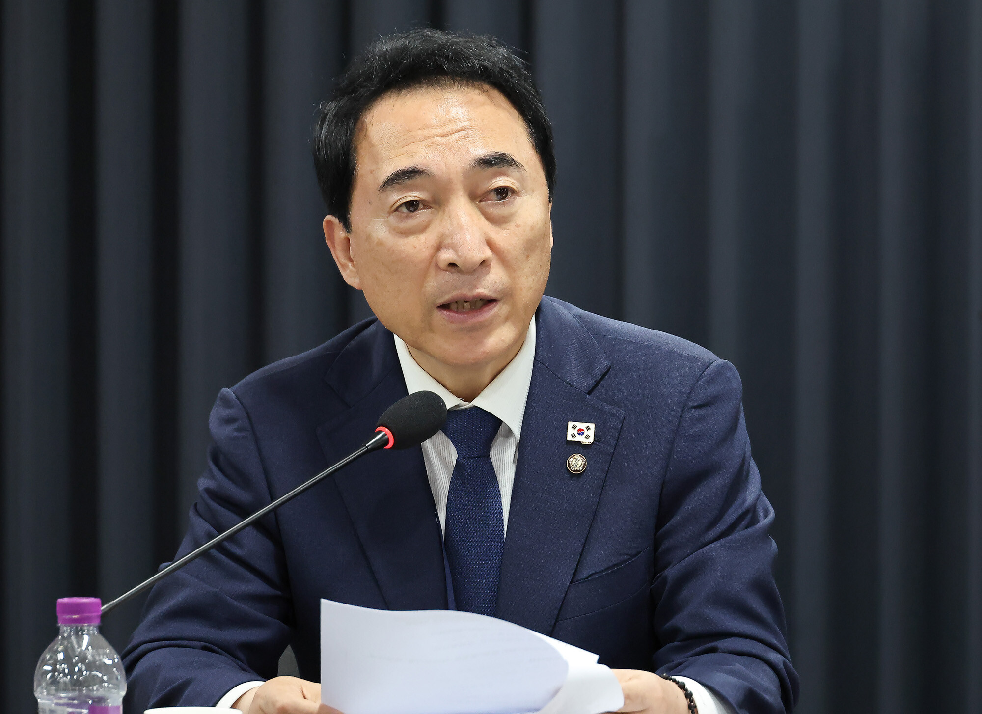 충남지사 선거에 나서는 박수현 민주당 후보. 사진=임준선 기자