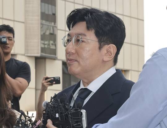 하이브가 상장 이후 최대 위기에 처했다. 방시혁 하이브 의장. 사진=박정훈 기자