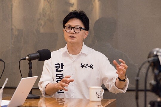 부산 북갑 보궐선거에서 승리한 한동훈 당선인. 사진=이종현 기자