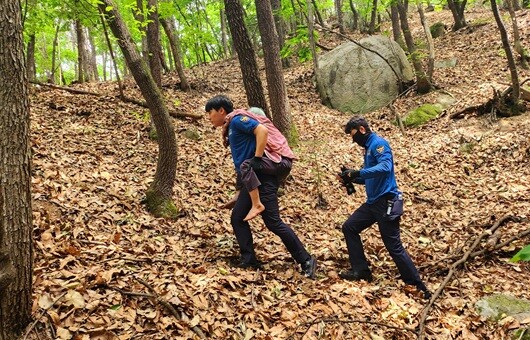 2024 경기남부경찰 인권사진 공모전 수상작. 당시 1기동대 소속 전효인 경장이 촬영한 작품. 사진=경기남부경찰청 제공