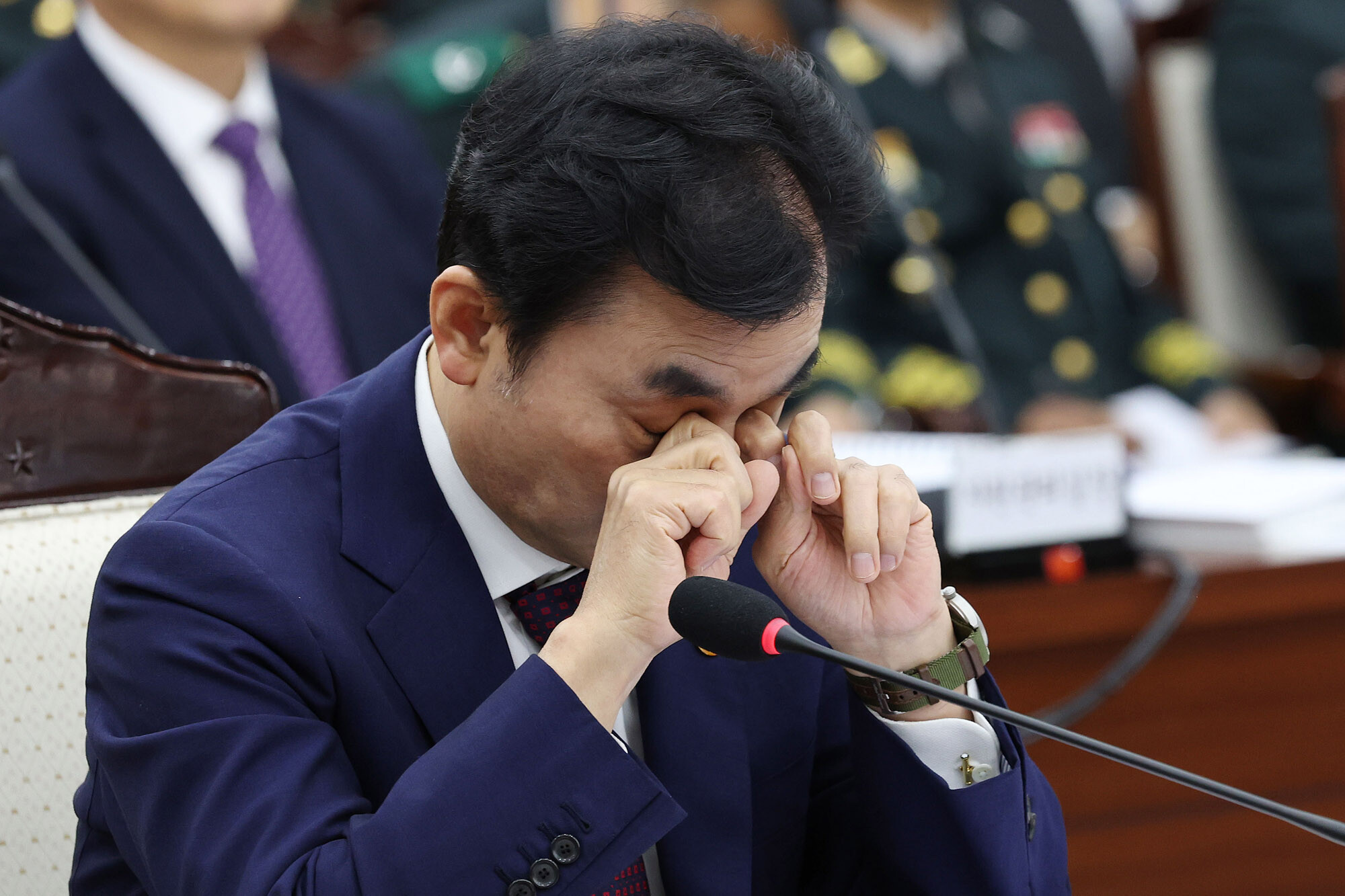 2025년 국정감사 당시 안규백 국방부 장관. 사진=국회사진취재단