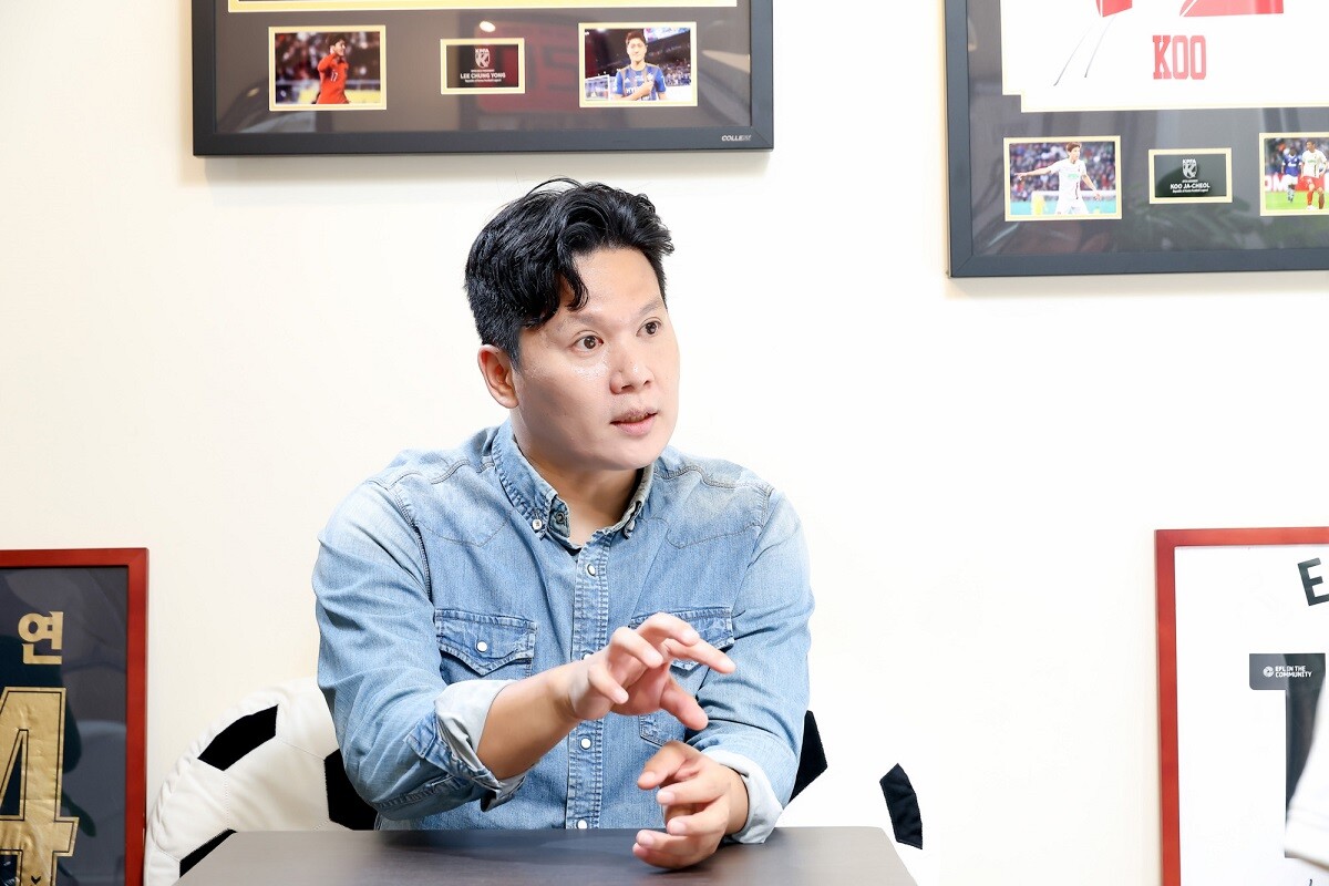 김훈기 한국프로축구선수협회 사무총장이 혁신의 기로에 서 있는 대한축구협회에 대해 의견을 밝혔다. 사진=임준선 기자