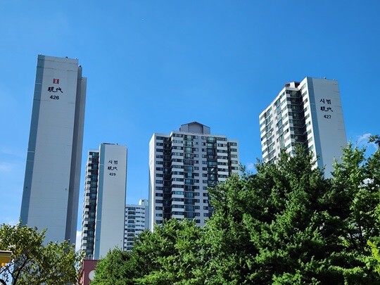 경기도 성남시 분당구 시범단지 현대아파트 전경. 사진=남경식 기자