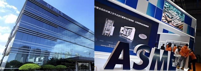 국내 반도체 장비업체에 설립된 노동조합이 빠르게 몸집을 불리며 과반노조 달성 초읽기에 들어갔다. 세메스 화성 사업장 전경(왼쪽)과 2025년 중국국제수입박람회(CIIE)에 참여한 ASML. 사진=세메스 홈페이지·연합뉴스