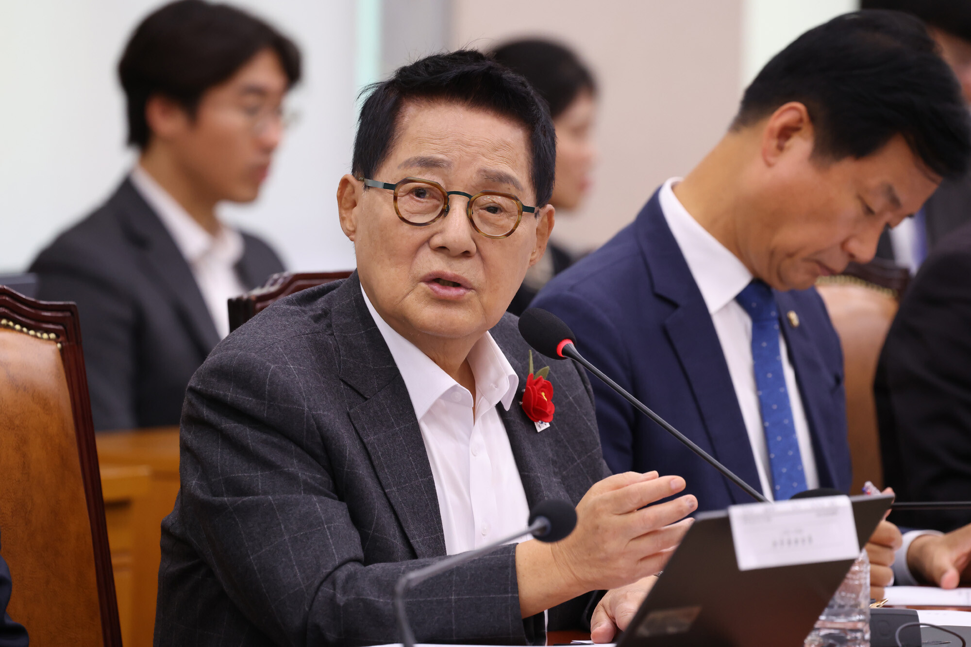 박지원 민주당 의원. 사진=박은숙 기자