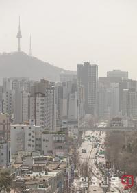중국발 황사 덮친 서울
