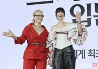'악마는 프라다를 입는다2'로 한국을 찾은 메릴 스트립과 앤 해서웨이