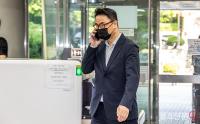 양평 공흥지구 특혜 관련 재판 참석하는 김진우