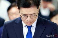 고개숙인 정원오 후보