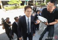 서울회생법원 출석하는 전진배 JTBC 대표이사